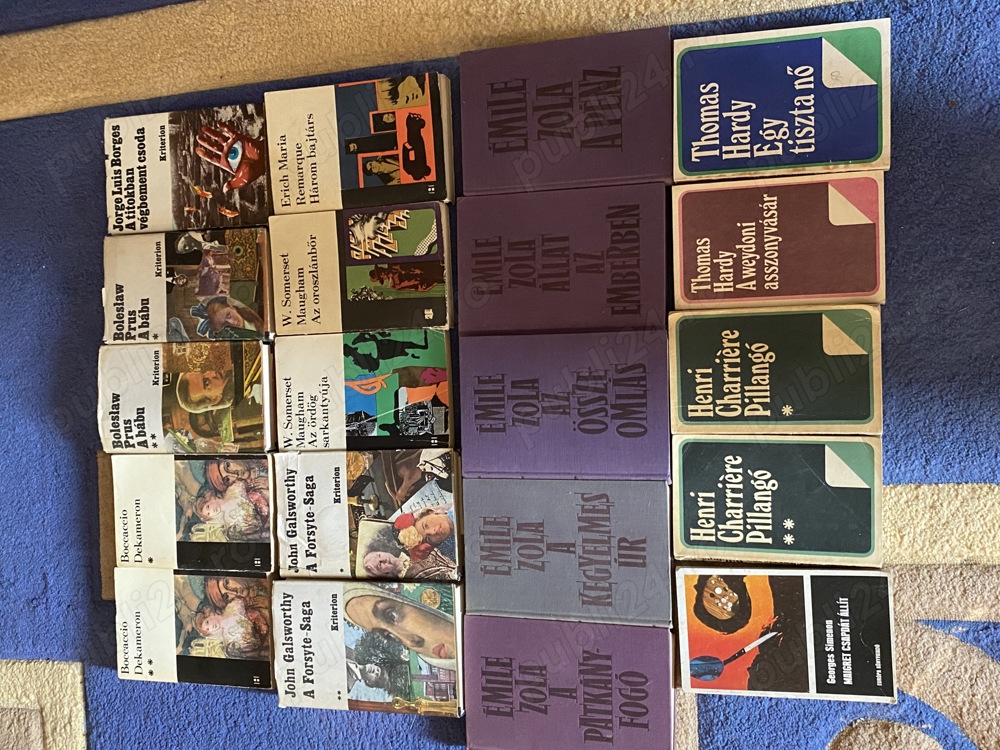 De vânzare cărți în limba maghiară. Magyar nyelvű könyvek eladók.