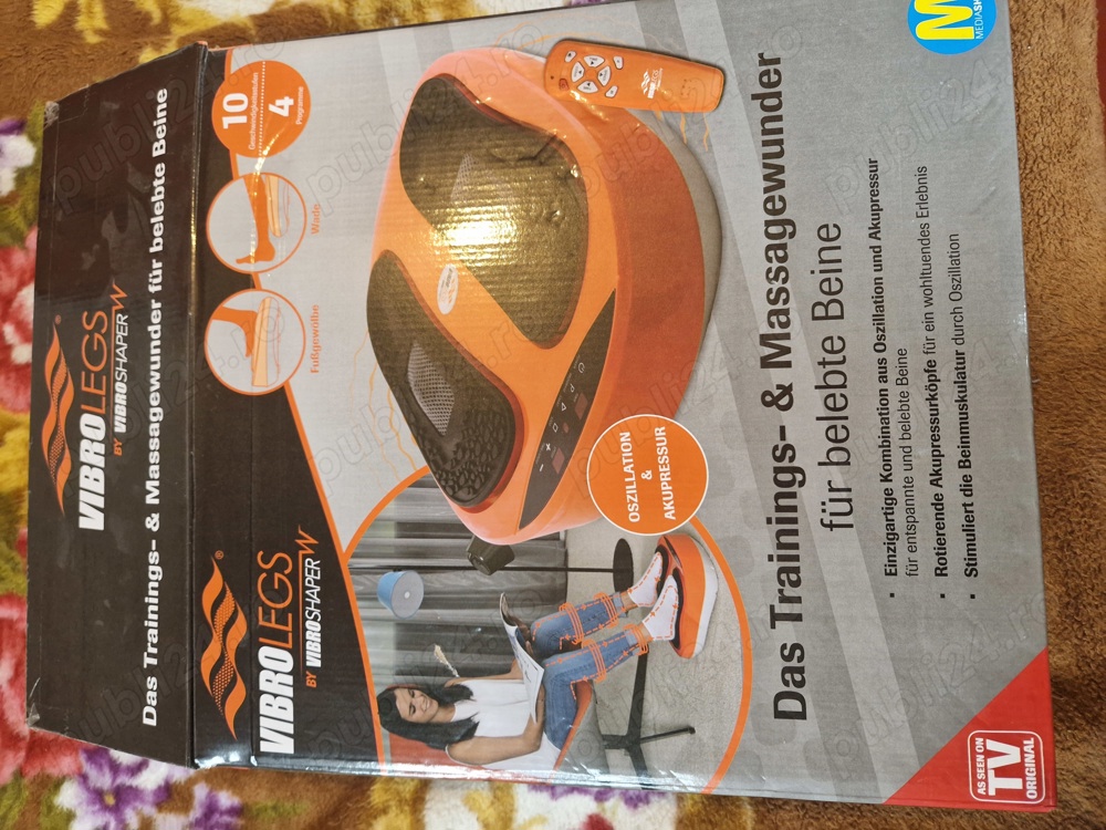 Aparat de masaj cu telecomanda