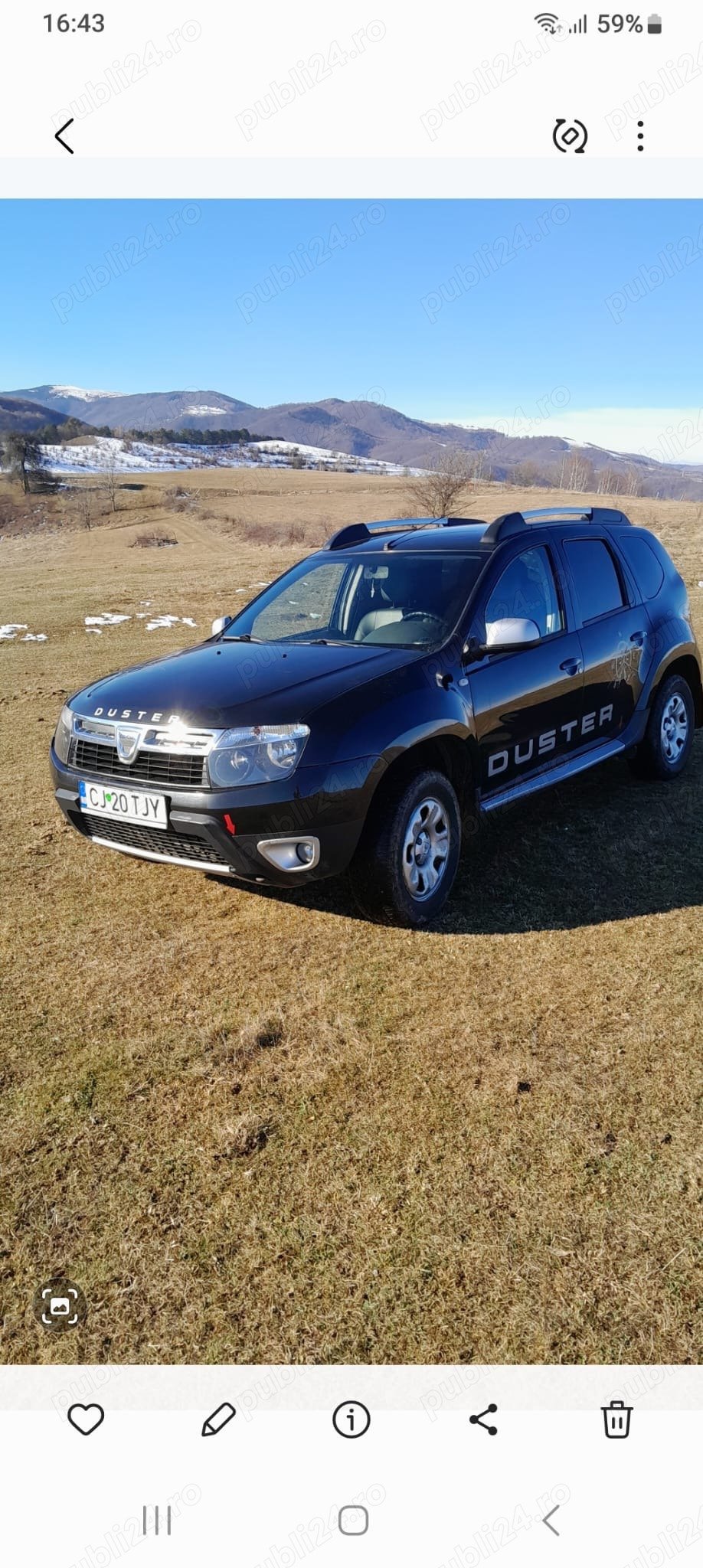 Vând Dacia Duster , 110 c.p, Diesel -euro 5