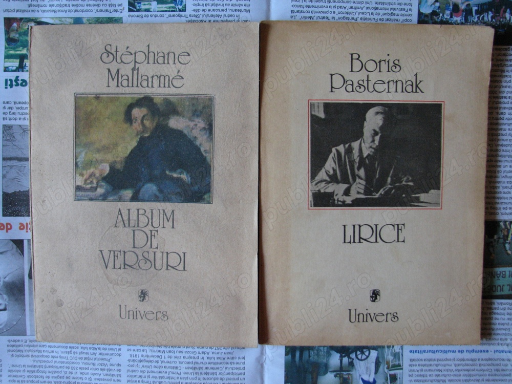 Carti - Ed. Univers: Boris Pasternak, Stephane Mallarme