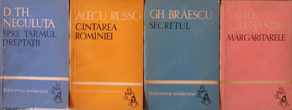 Carti 06: D. Th. Neculuta, Alecu Russo, Gh. Braescu, Vasile Alecsandri