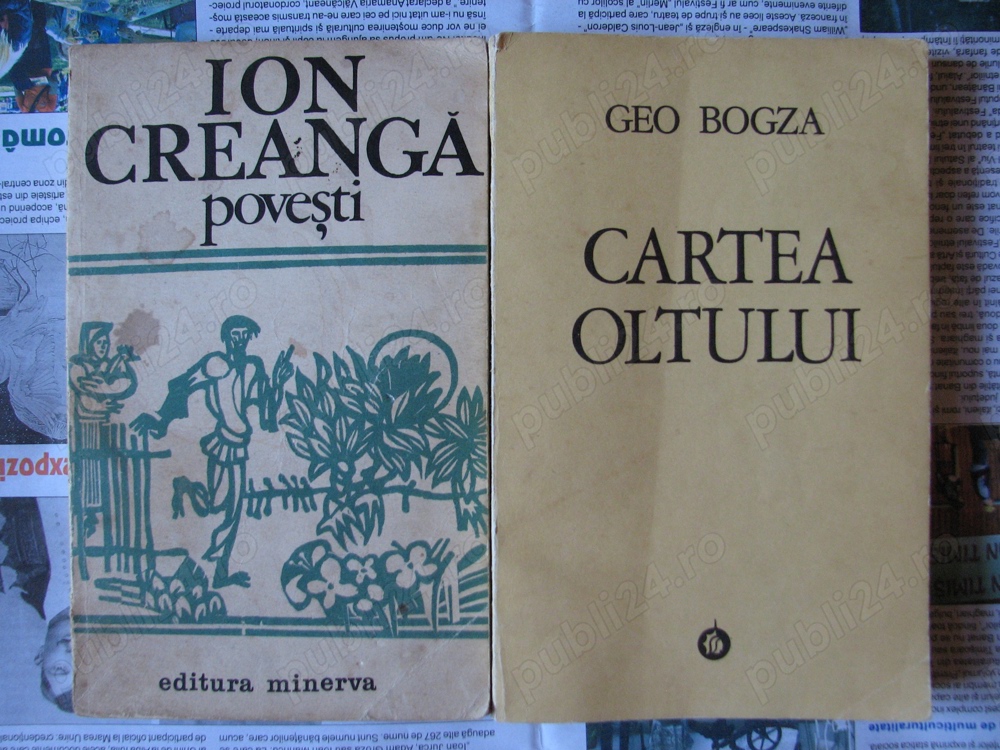 Carti _ Geo Bogza _ Ion Creanga _ Zaharia Stancu _ Nicolae Filimon _ Mihai Eminescu