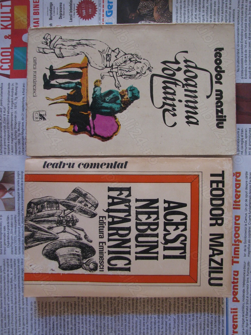 Carti _ Teodor Mazilu _ Gib I. Mihaescu _ Mihail Sadoveanu