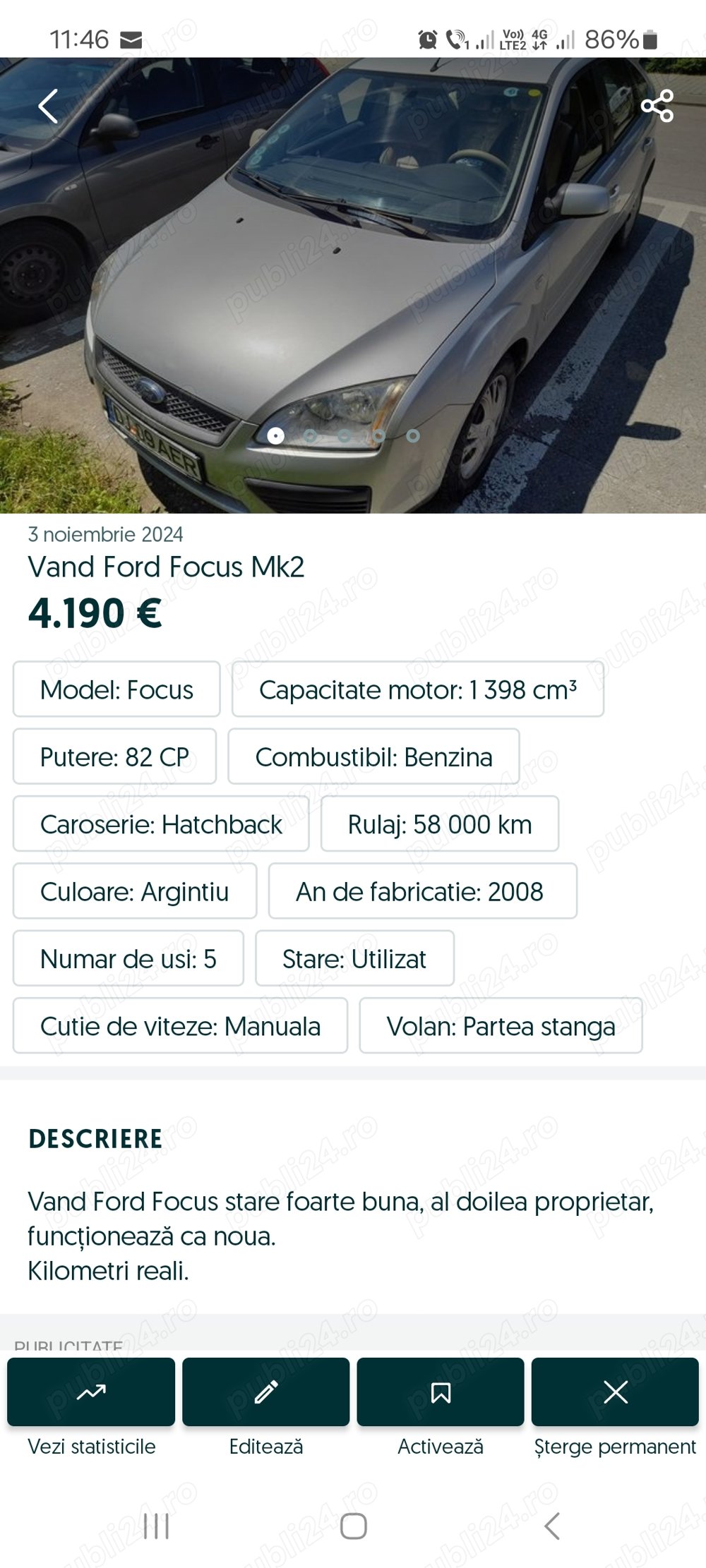 Vand ford focus mk2