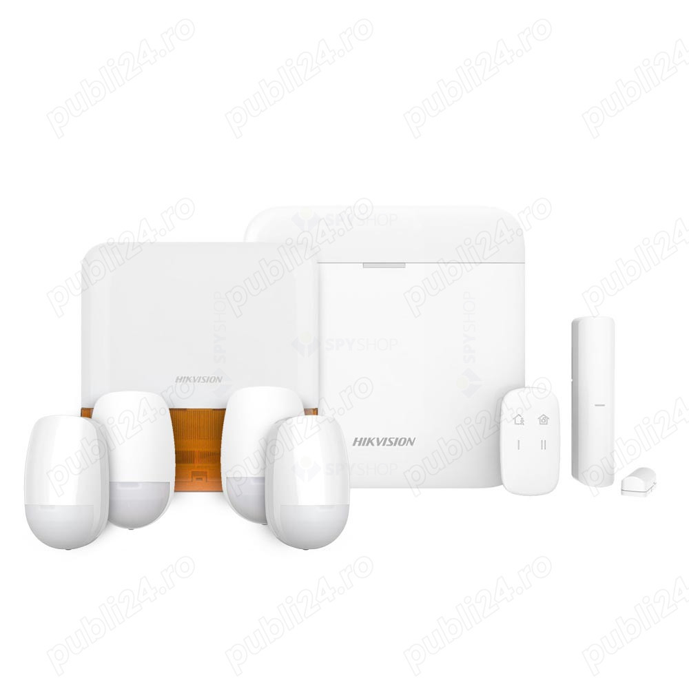 Hikvision, AJAX Componente Alarma Wireless, detectori, telecomenzi etc