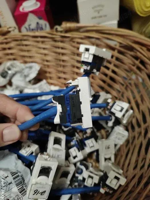 Module de retea Cat 6 Siemon, 3M si LEGRAND + Patch panel