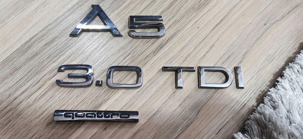 Logo Audi A5 3.0 TDI  Quatro, S5