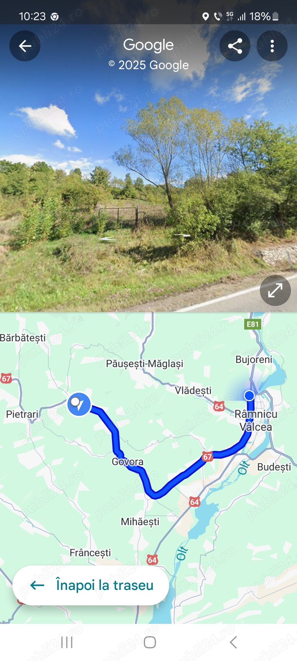 Vand teren intravilan Bunesti, județul valcea