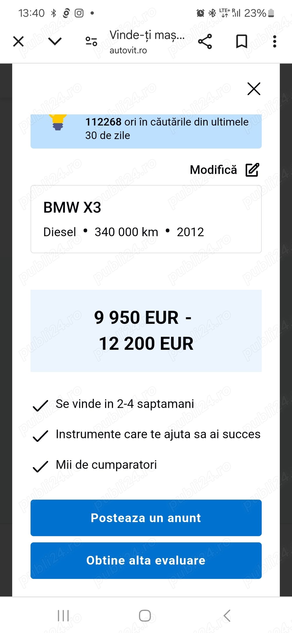 Vand BMW x3