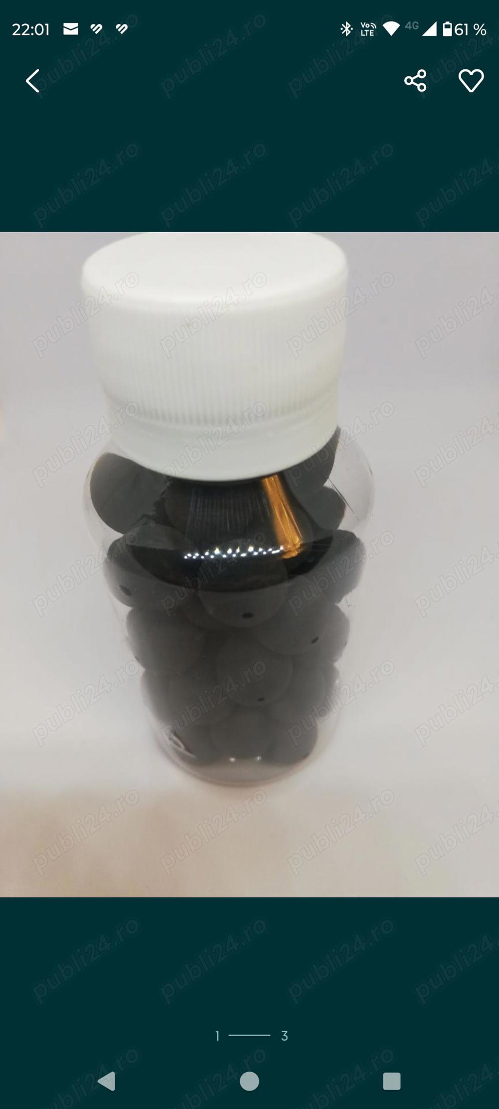 Bile cal. 50, 12.7mm, din cauciuc dur - sector 6