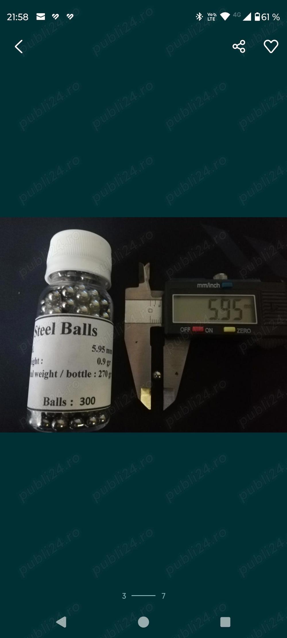 Bile airsoft otel, 5.95 mm