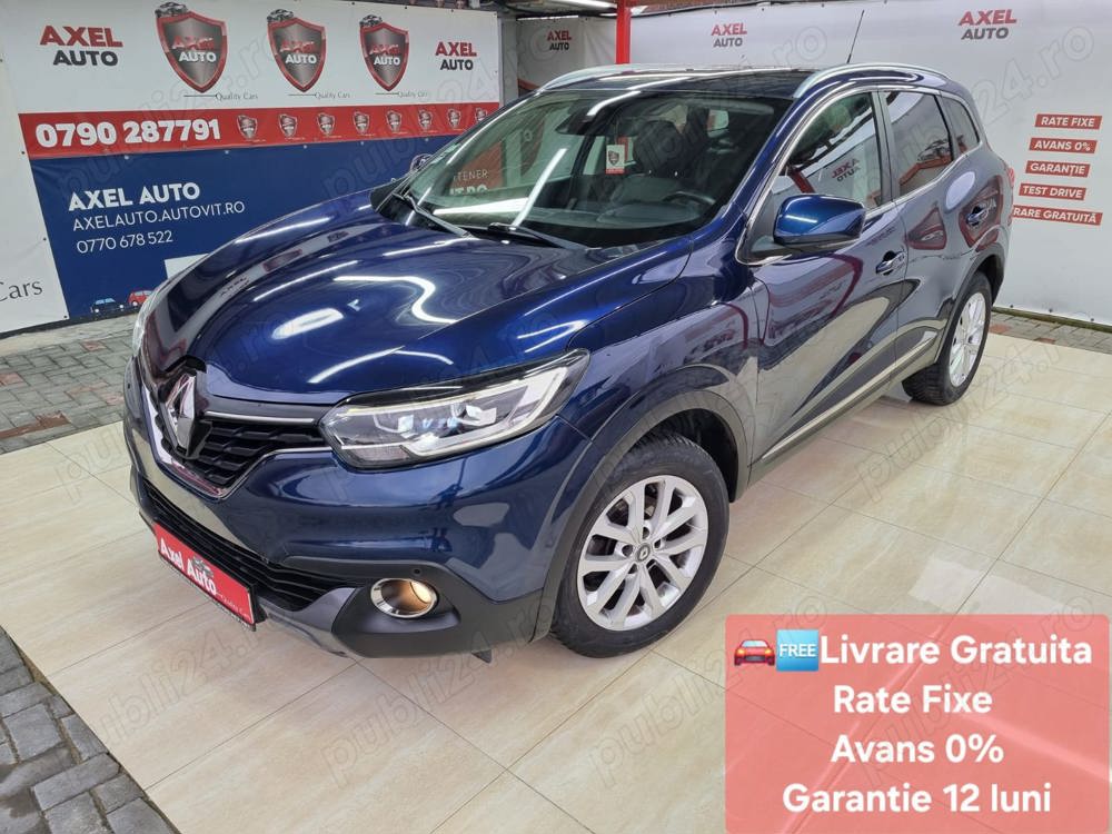 Renault Kadjar, An 2016 05, Motor 1.5Diesel, 110CP, Euro 6, Rate Fixe, Avans 0% Livrare Gratuita