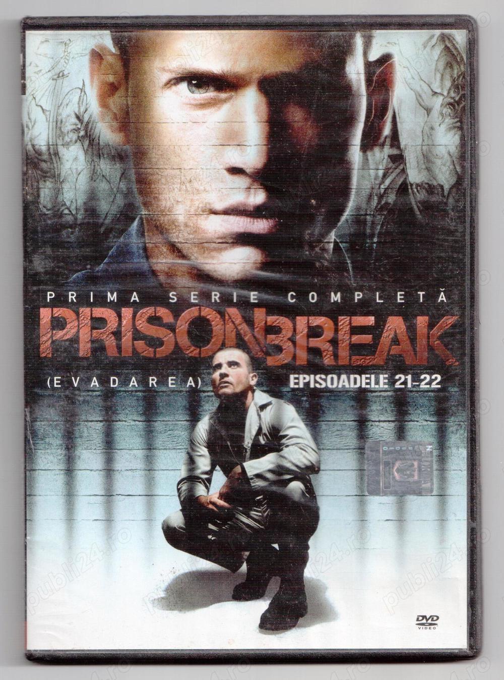 dvd film prison break evadarea prima serie complete episodele 21-22 colectiile cotidianul