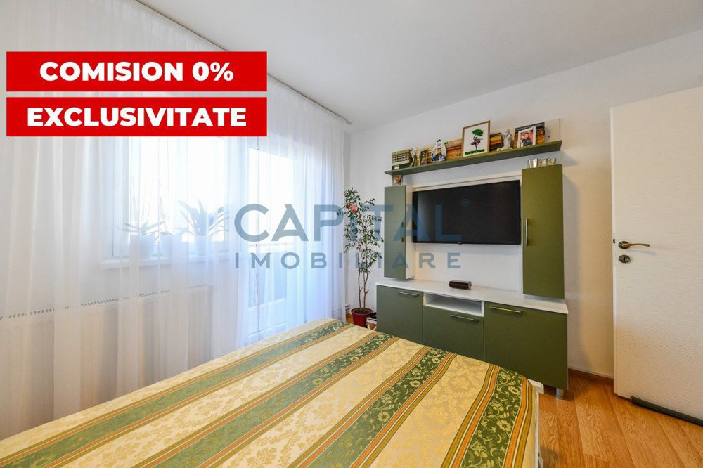 EXCLUSIVITATE! Apartament 2 camere decomandate, etajul 5/8, Calea Floresti