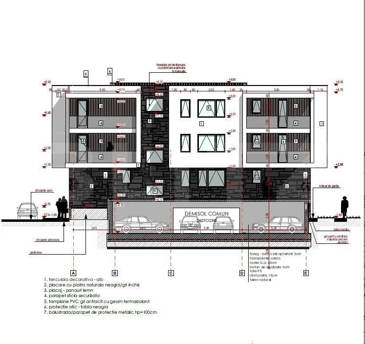 Apartament 3 camere semifinisat, 72 mp, parcare, zona Somesului