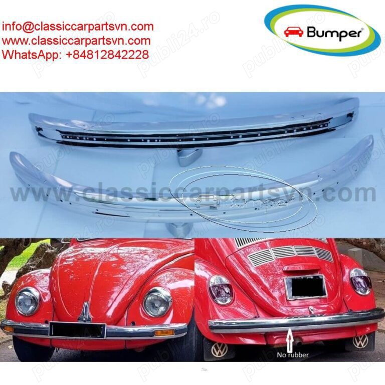 VW Beetle bumpers 1975 and onwards by stainless steel new 
