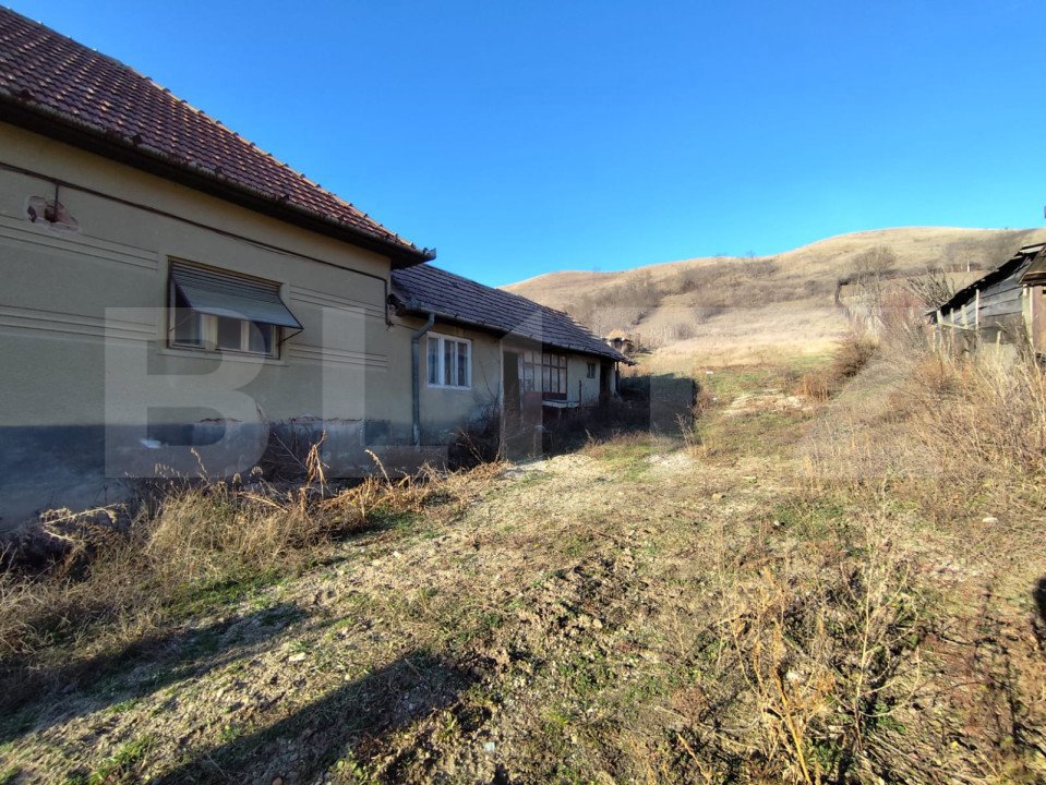 Casa individuala, 2 camere, 2619 mp teren, zona Paclisa