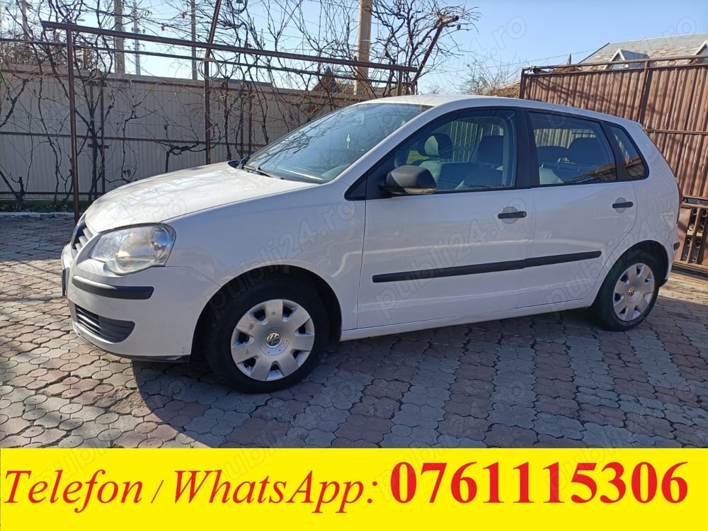 Vw Polo 1.4i, an 2007, Euro 4, AC, ABS, stare perfecta