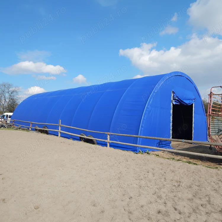 Cort de depozitare cu structura simpla - latime de 12m x lungime 18 24 30 m