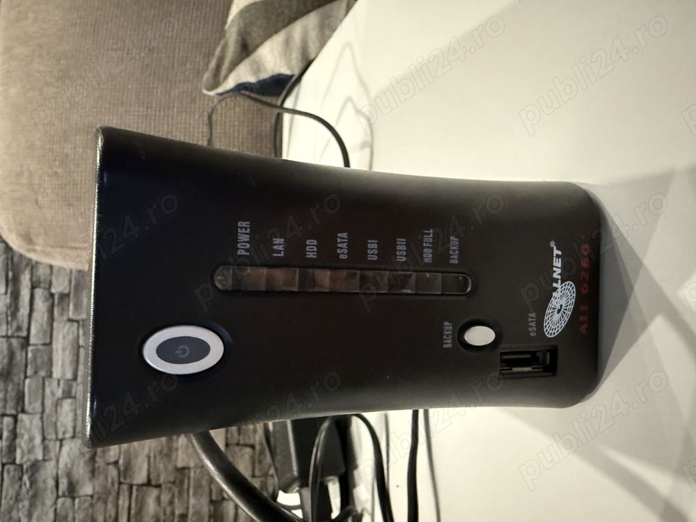 Vând NAS Allnet all6260 + HDD 500GB network storage