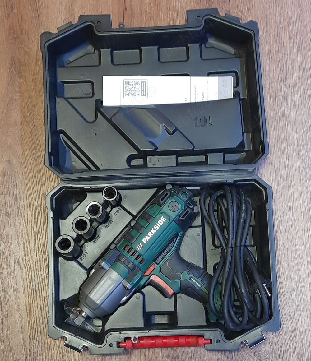 Maşină electrică de înşurubat cu impact tangenţial Parkside 550 A1,Nou