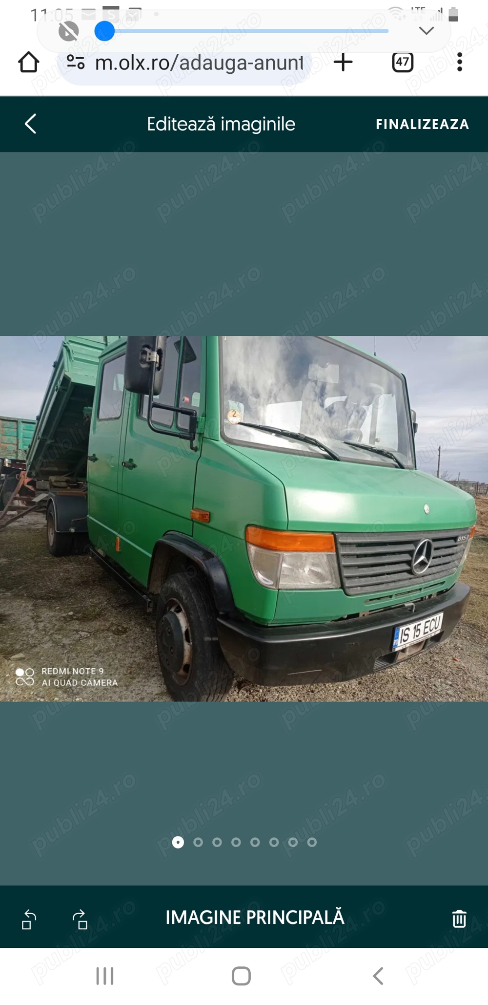 Mercedes Vario 815 D 7,5 t înmatriculat