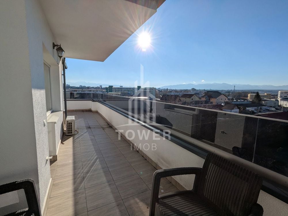 Penthouse de închiriat 3 camere, 2 terase - 107mp | Kogalniceanu, Sibiu