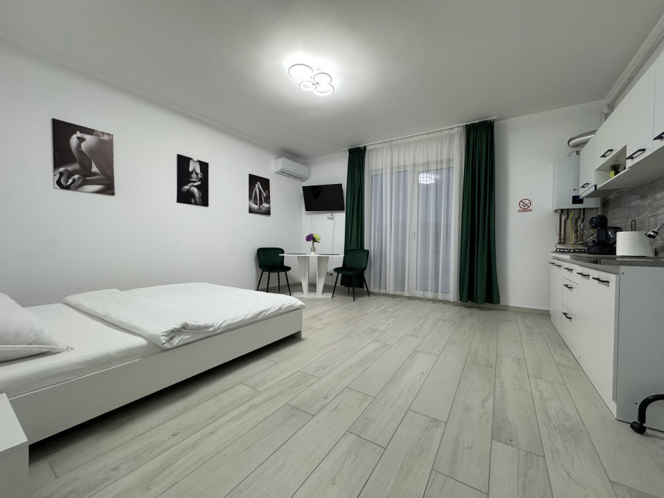 Apartament o camera, 31 mp utili ,balcon 6 mp, pozitie excelenta, zona Giroc