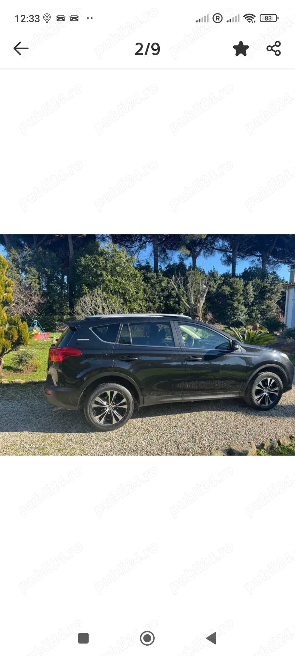 Toyota Rav 4 anul 2014 cu 244000km motor 2.2-150cv