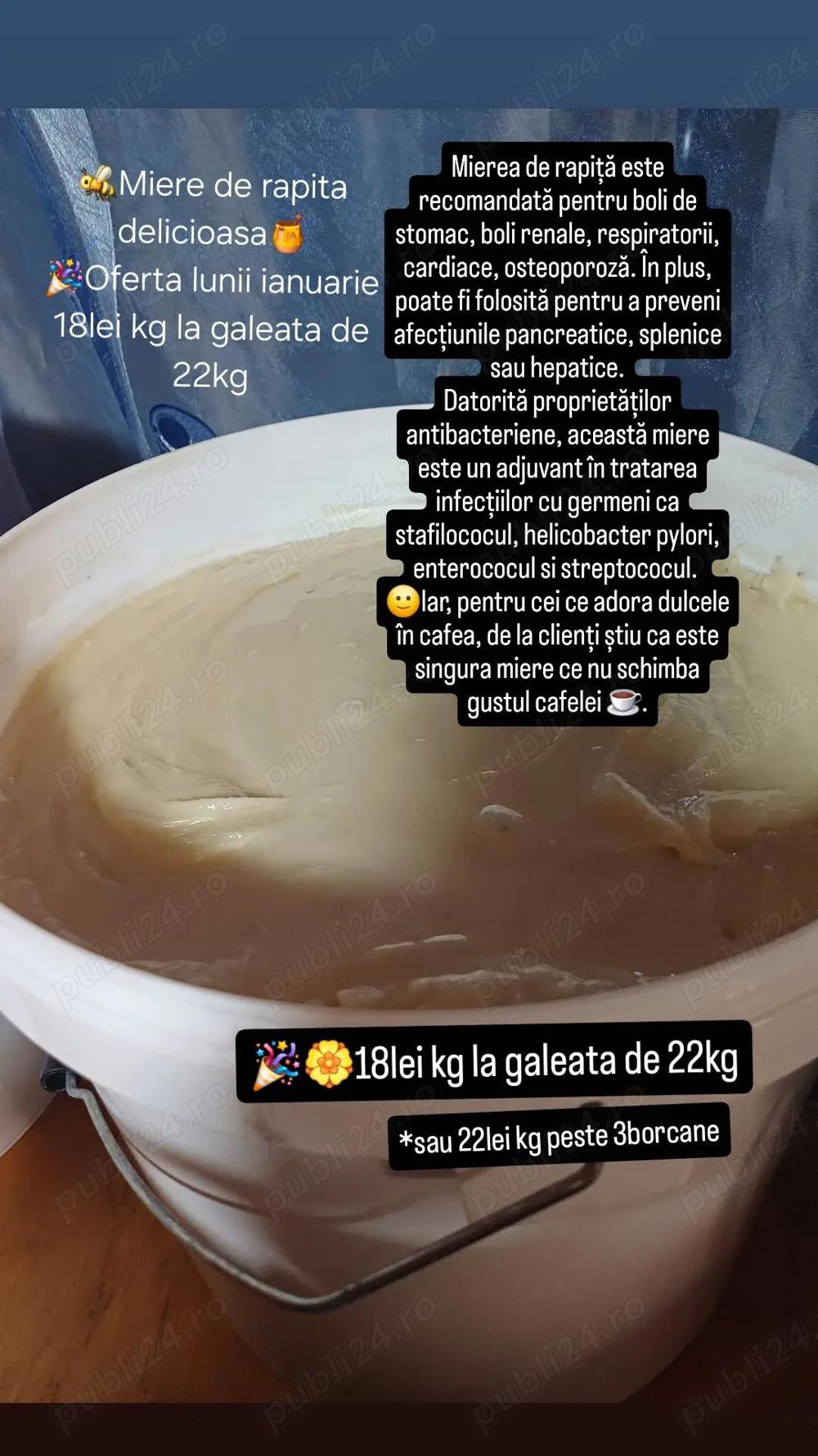 miere rapita galeata 22kg