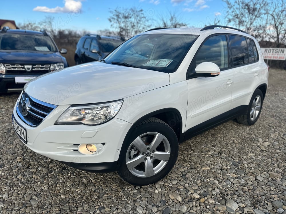 Volkswagen Tiguan 4x4,An 2008,2.0TDI 140cp,Euro4,Navi,Bi-xenon,Piele