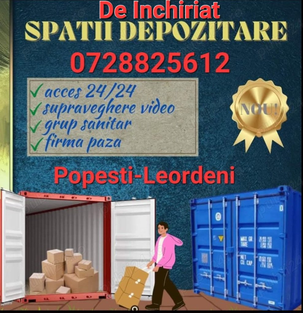 Spatiu depozitare de inchiriat, container, boxa,garaje de beton