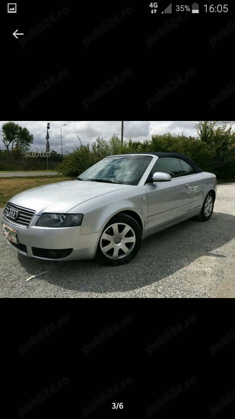 Schimb audi a4 cabrio cu atv