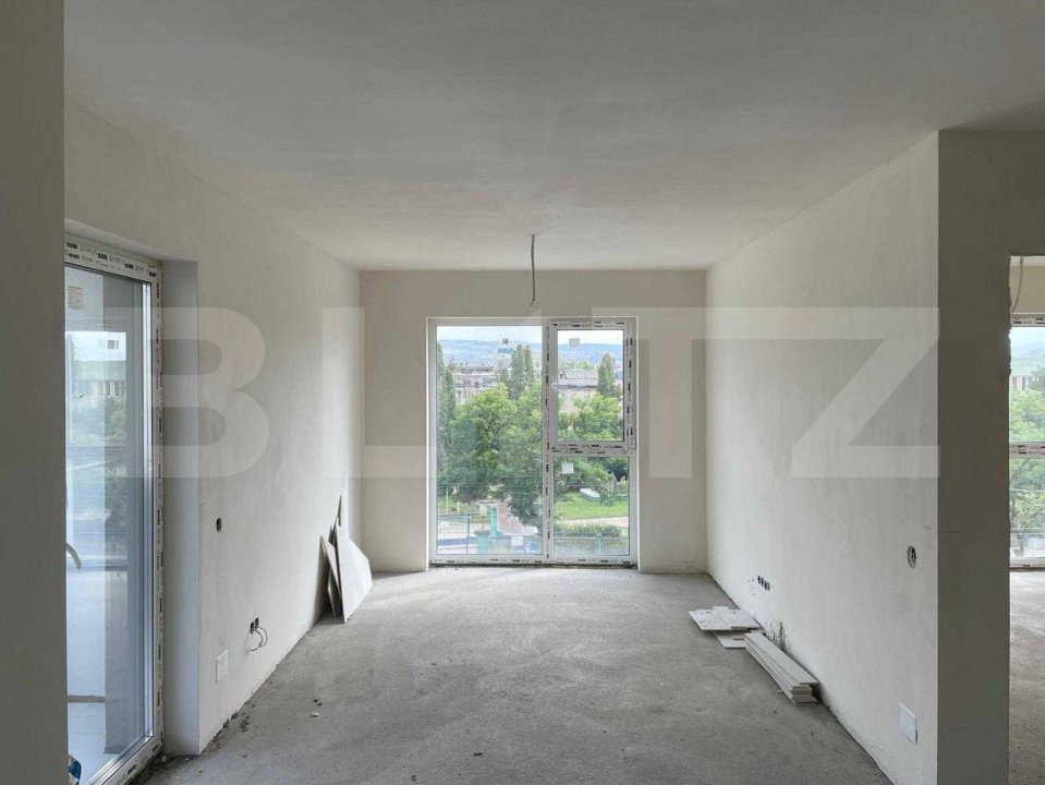 Apartament 2 camere, 46,65 mp, incalzire in pardoseala, zona Iris