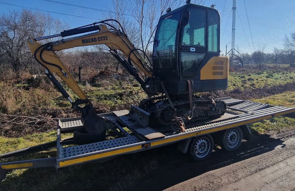 Prestari servici inchiriere miniexcavator