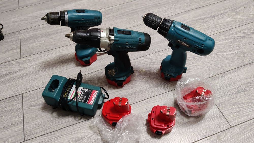 Filetante Makita cu acumulatori noi de 12 V, 14.4V de 3,5Ah