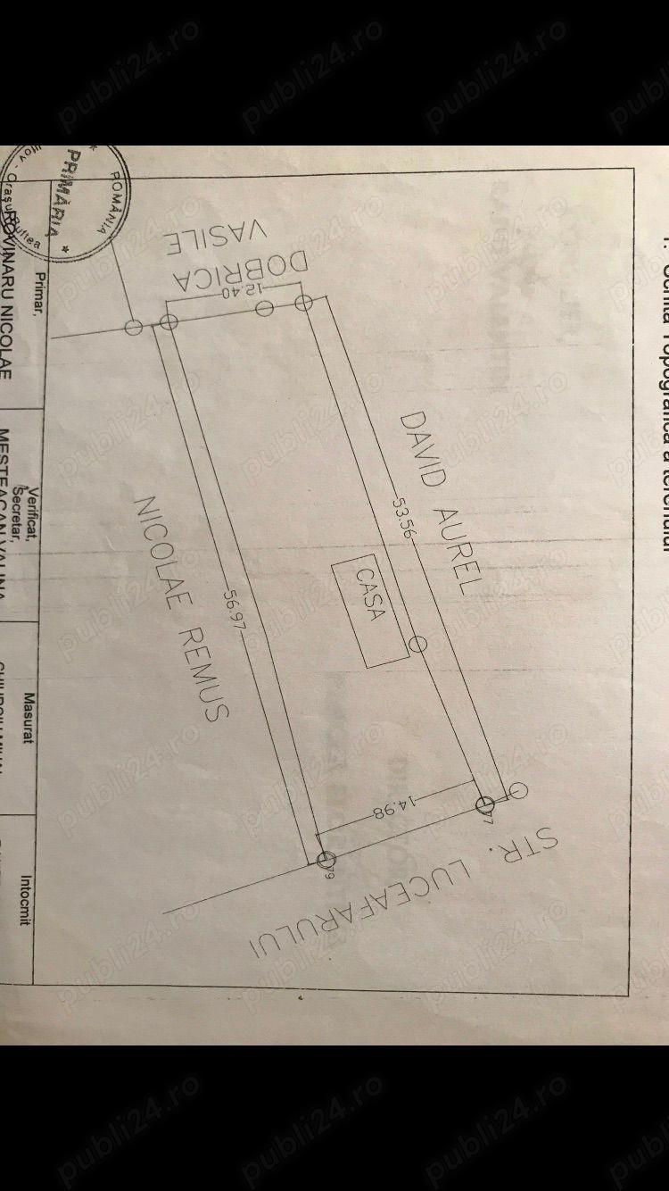 Vand teren Buftea 722m2