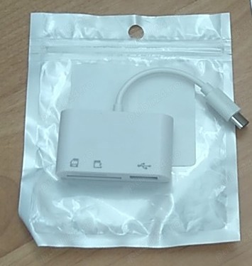 Hub Adaptor Convertor OTG 3 in 1 -Tip C  -USB Stick, TF si SD Card -UK