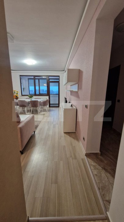 Apartament 2 camere, 79 mp, mobilat utilat complect, lux, zona Tractorul-Isaran