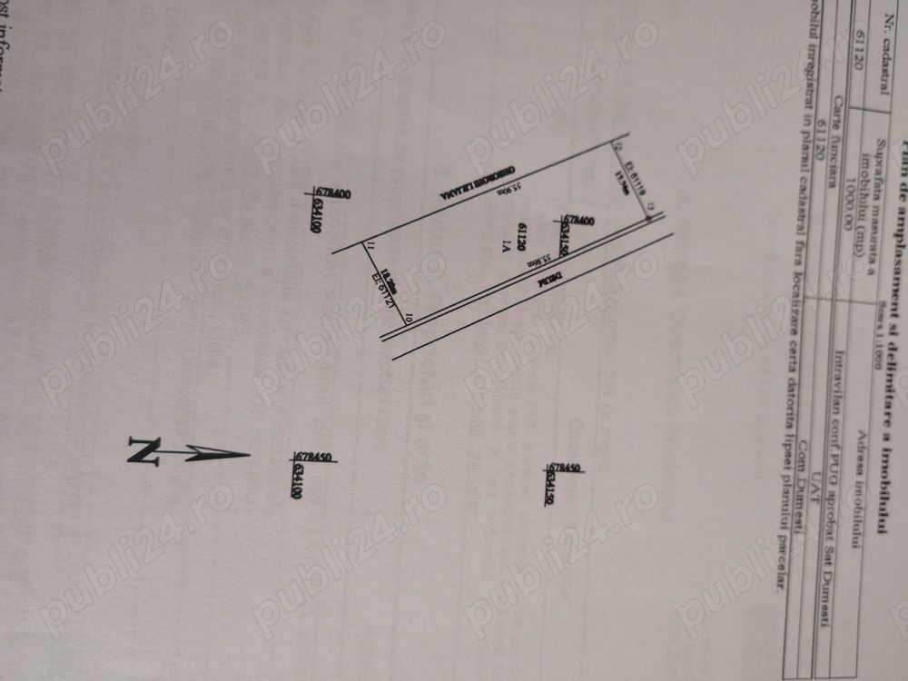 De vânzare teren intravilan Dumesti 