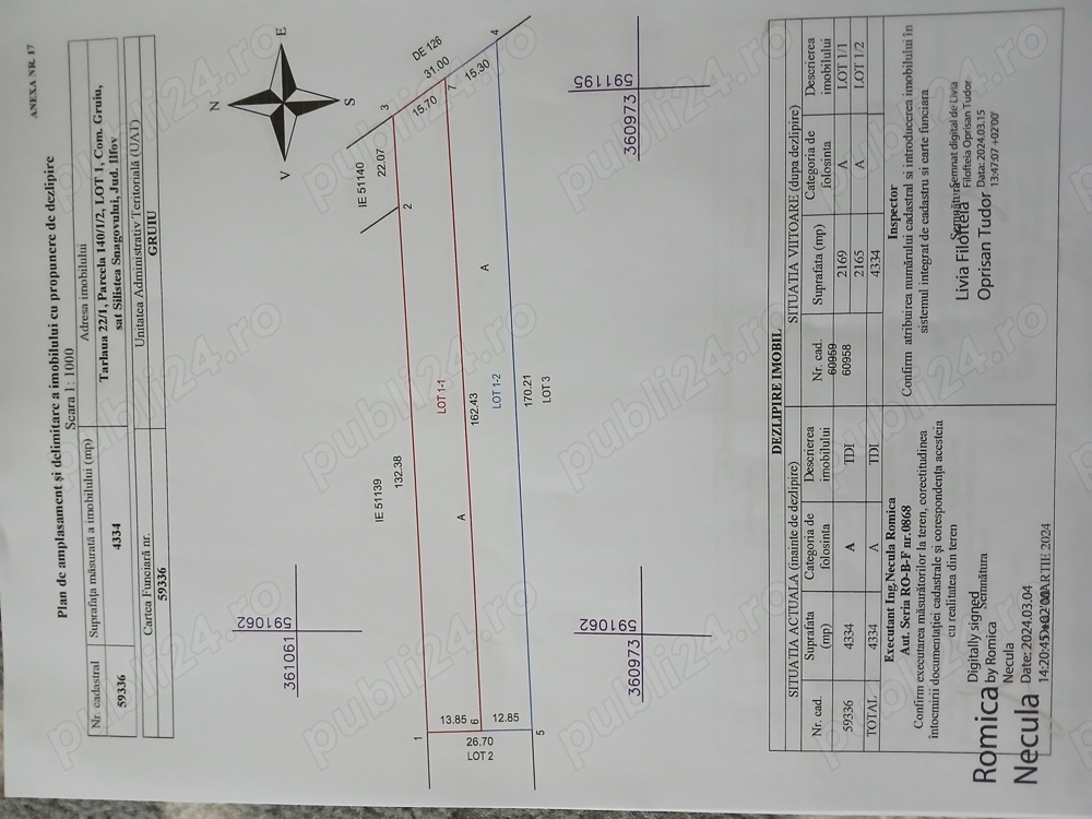 Teren intravilan de vinzare