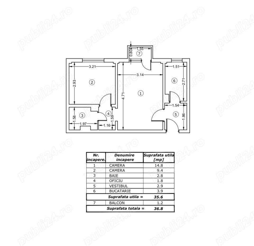 #VAND Apartament 2 camere Berceni