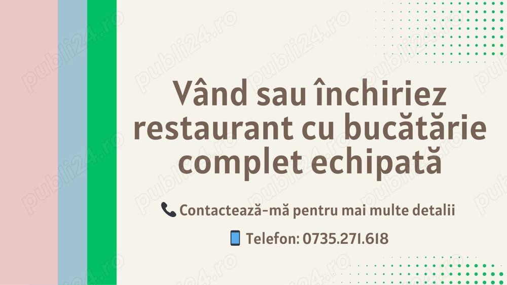 Ofertă!! Vindem ONG în domeniul HoReCa cu restaurant funcțional!