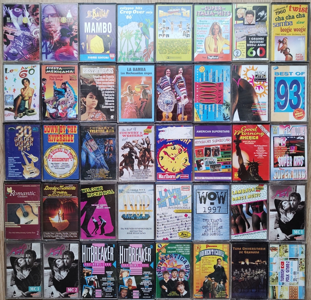 casete audio originale diverse