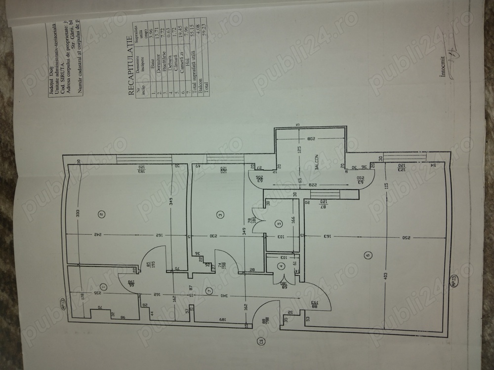 Apartament de vânzare