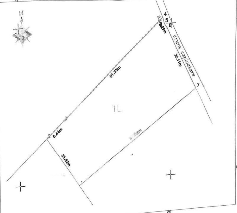 Teren de 1433 mp in zona Subcetate