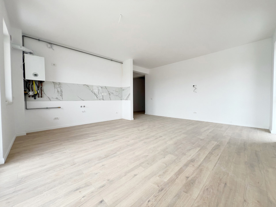 Apartament 2 camere, decomandat, 58mp, balcon 10mp, etajul 2, în Giroc-Planete