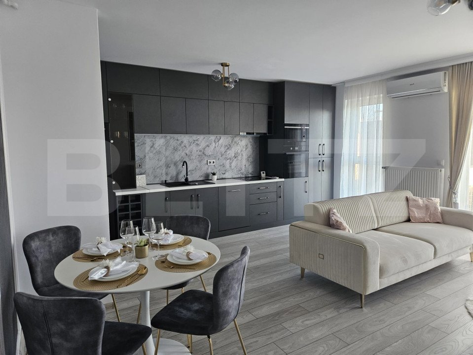 Apartament cu doua camere amenajat si utilat lux ansamblu Maurer