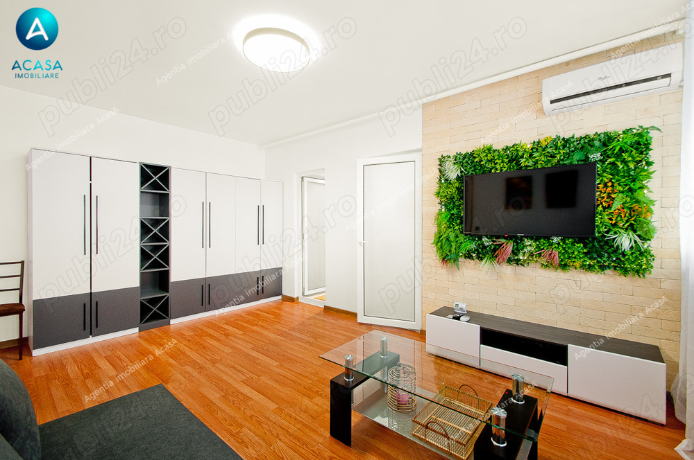 Prima inchiriere apartament modern cu 2 camere in Galati, Tiglina1, renovat si mobilat