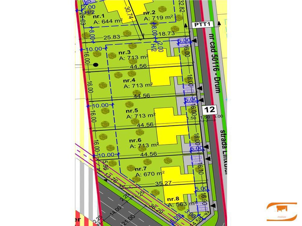 vand teren intravilan in Mosnita Noua PUZ  constructii